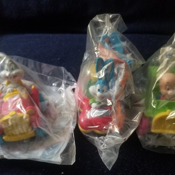3 NIB NWOT 90s Looney Toons McDonald toys - Picture 2 of 7